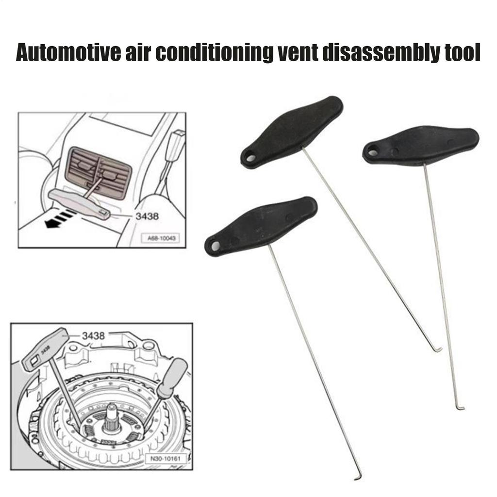Trim Removal Tool Panel Pulling Hook For Car Automotive Vent Removal Hook For Dashboard Automotive RV SUV Sedan Oil Seal Brake
