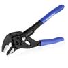 WORKPRO Adjustable Pliers Adjustable Compatible with Construction Wrench Maximum Opening Black Locking Mechanism Wrench, Length, Approx. 180mm, CR-V