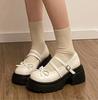 Fashion Lolita Shoes Women Japanese Style Mary Jane Shoes Women Vintage Shallow High Heels Chunky Platform Shoes Cosplay Female Sandals