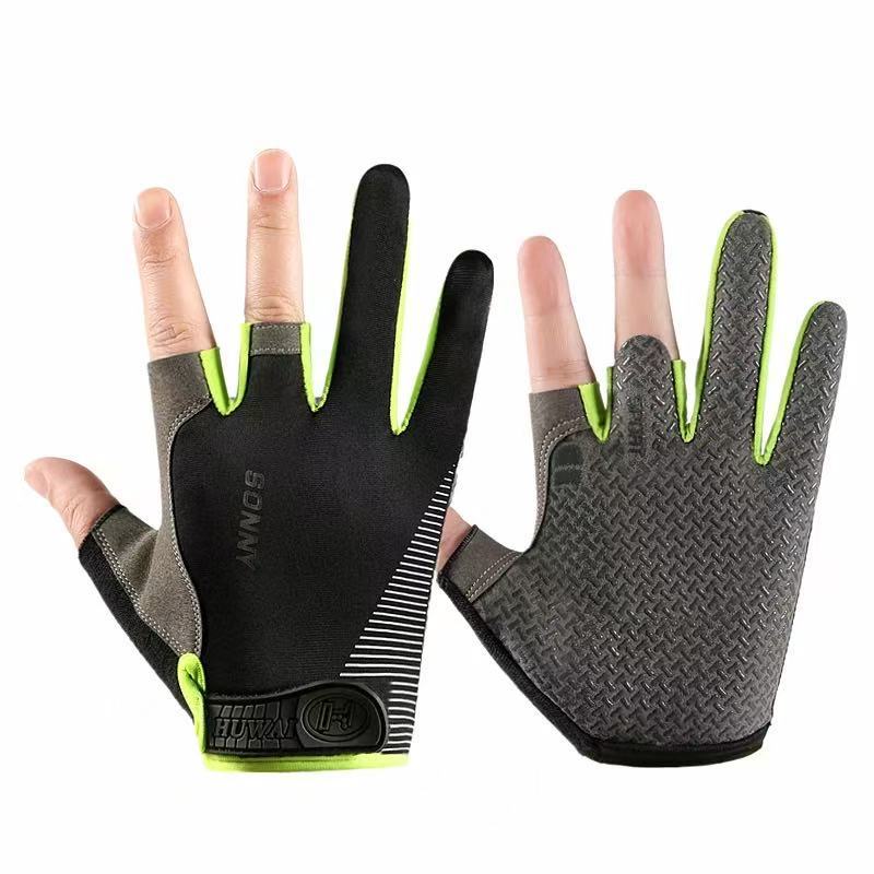 Thin Long-Finger Outdoor Gloves, Unisex Fishing Hiking Fitness Cycling Breathable Sports Touchscreen Gloves