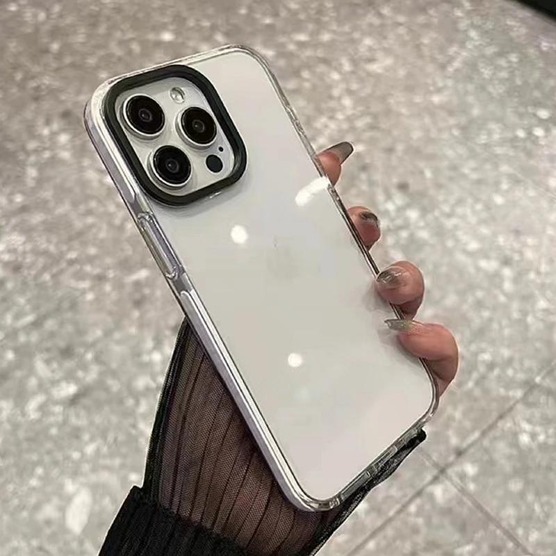Transparent Phone Case For For Iphone 17 Air 11 12 13 14 15 16 Pro Max 7 8 Plus X Xs Max XR Clear Bumper Back Cover