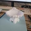 Exquisite 3D Printed Seashell Jewelry Tray, Elegant Desktop Organizer For Home, Vanity, Entryway Decoration, Minimalist Home Accessory