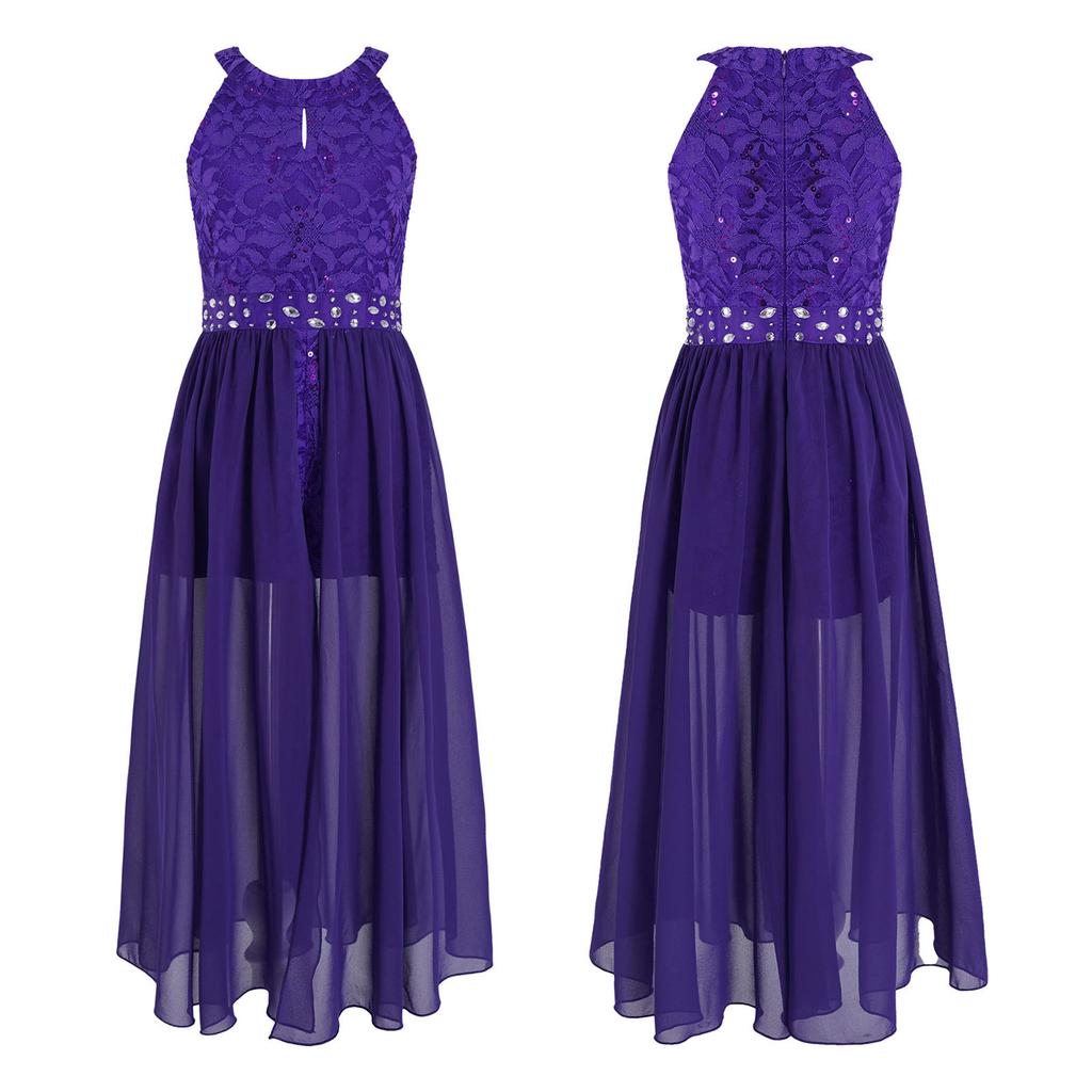 Dětská květina Družička Svatební Narozeninové párty Šaty Plesové šaty Holčička Obřadní šaty na taneční parket