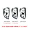 Zinc Alloy Leather Car Key Fob Case For Bmw X1 X3 X4 X5 X6 X7 1 3 5 6 7 Series G20 G30 F39 520 525 G11 F15 F16 G01 G02 F48