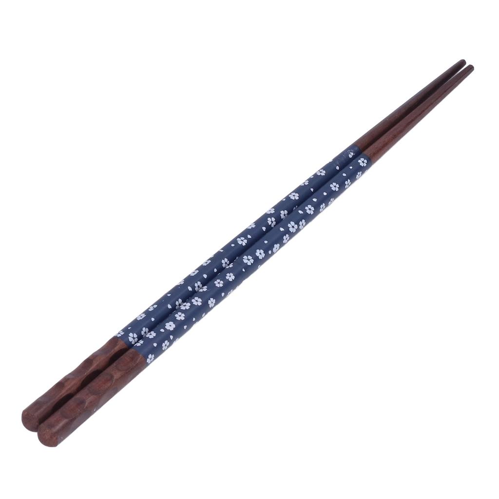 5Pairs Reusable Chopsticks Anti Slip Design Exquisite Pattern Light Comfortable Washable Chopsticks for Parties Weddings
