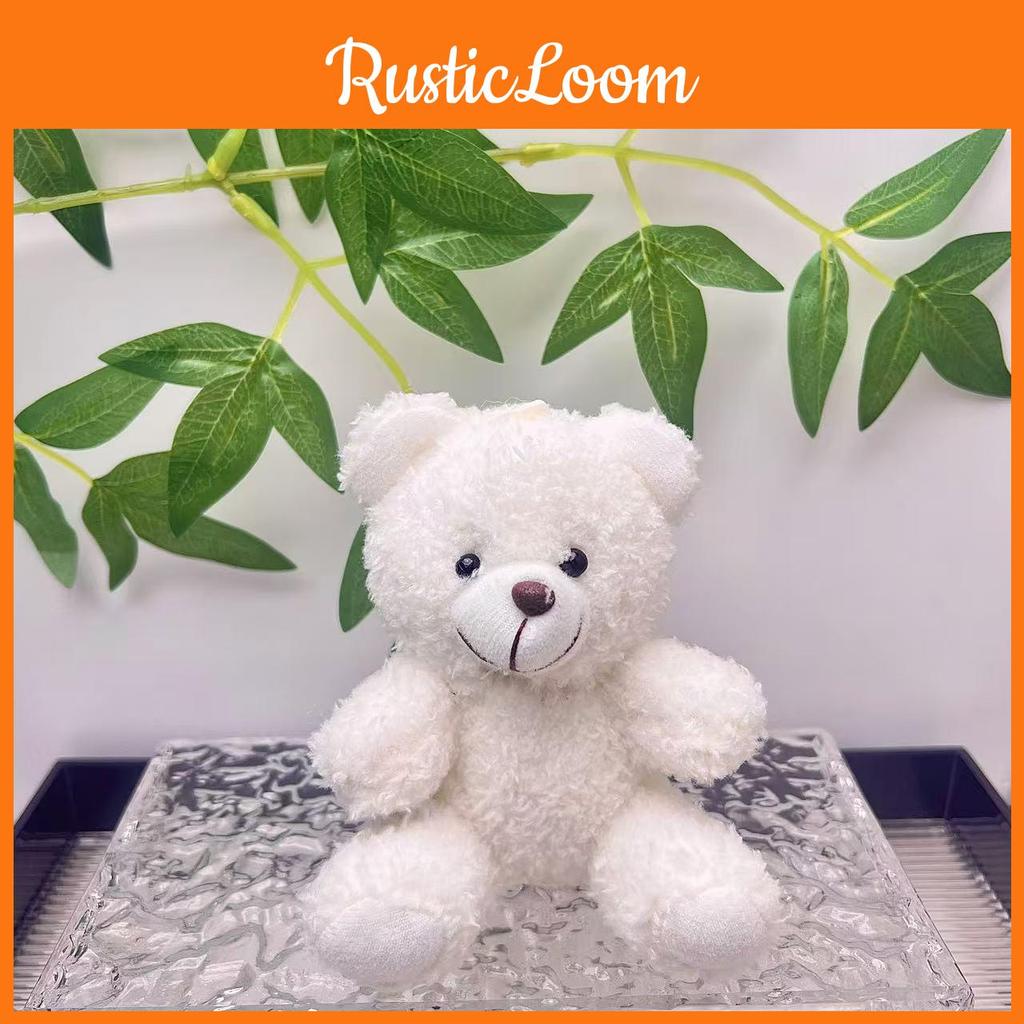Teddy Cartoon Delightful Bear Keychain With Luxurious Short Plush For Trendy Accessories