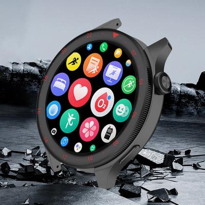 Metalllünette Ring Metallschutz Uhrengehäuse Armbandabdeckung Gehärtetes Glas Folie Metalllünette Metall Uhrenlünette für Xiaomi Watch S4/S3