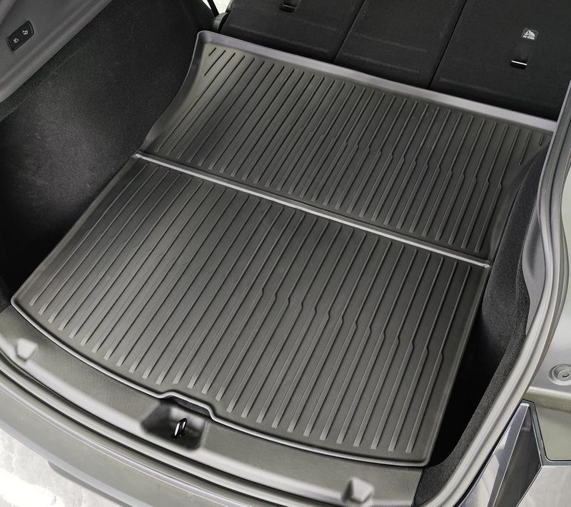 Tesla Model Y Refresh Foot Pads & Trunk Mats with Center Console Storage Box