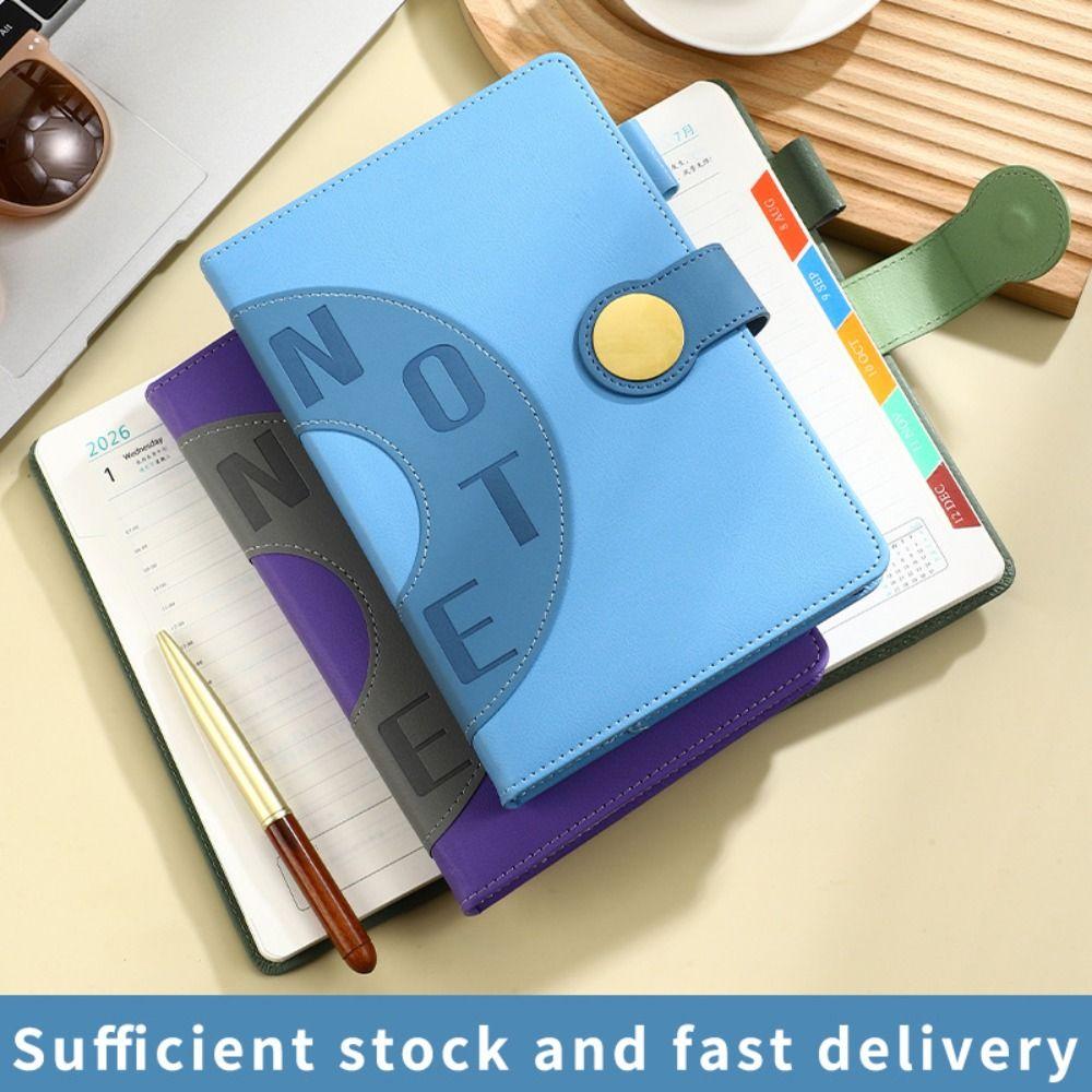 English A5 Agenda Planning Notebook Wear-resistant To-do List Notebook Office Supplies