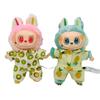 Cute Plush Toy Beach Wear for 17cm Labubu Doll Clothes Summer Suits Clothing Kawaii Duck,Watermelon,Pineapple,Kiwi Fruit Image