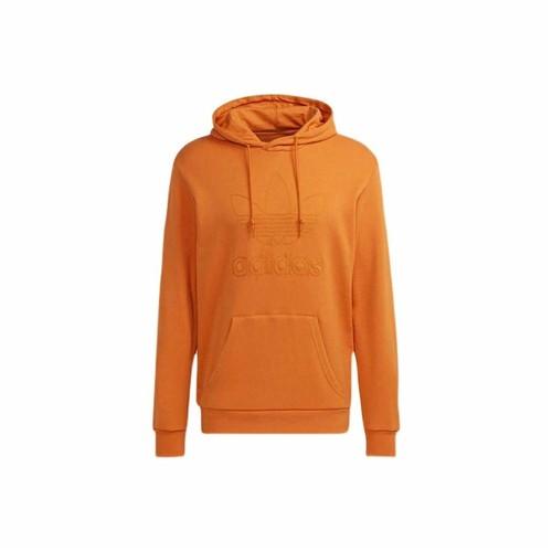 adidas Originals Big Logo Pullover Hoodie for Men, Orange S оранжевый
