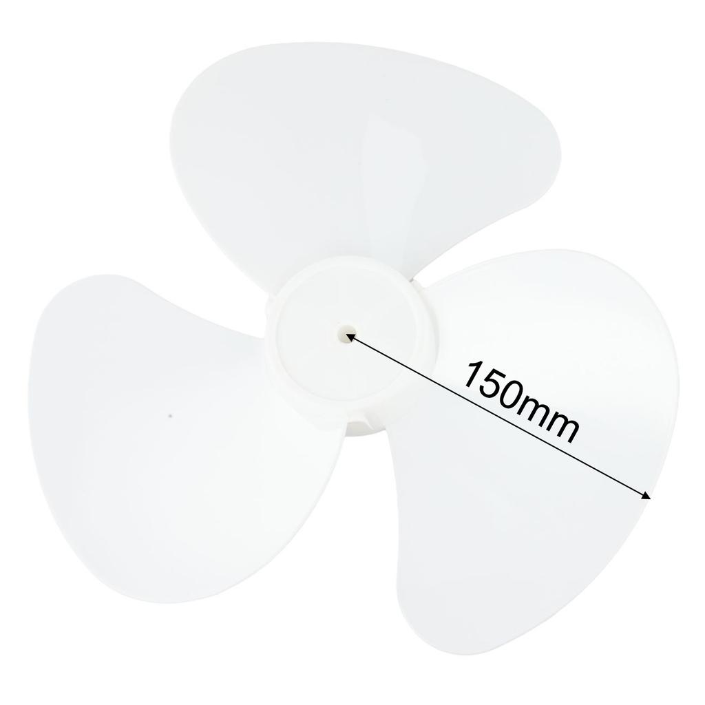 1 Pcs High-Performance Plastic 12-Inch Three Leaves Fan Blade Easy Install & Powerful Airflow White Fan Blade