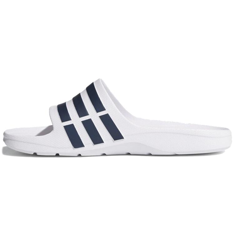 Adidas Duramo Slide (Unisex) White / Dark Navy Slide Slippers F32892