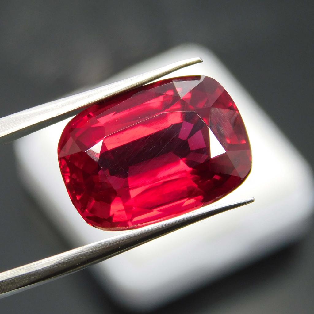 9.90 Ct Cushion Cut Natural Bloody Red Ruby Loose Gemstone CERTIFIED A-2973