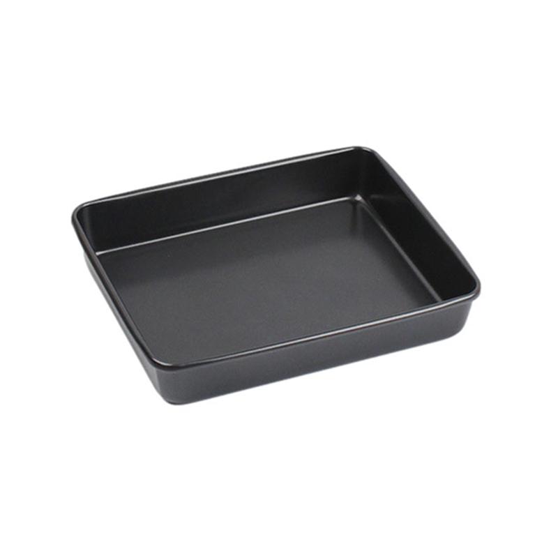 Rektangulært oppbevarings- og serveringsbrett i karbonstål Frukt- og matfat Non-stick Dyp panne Kake- og brødform Kjeksform Kjøkkenutstyr