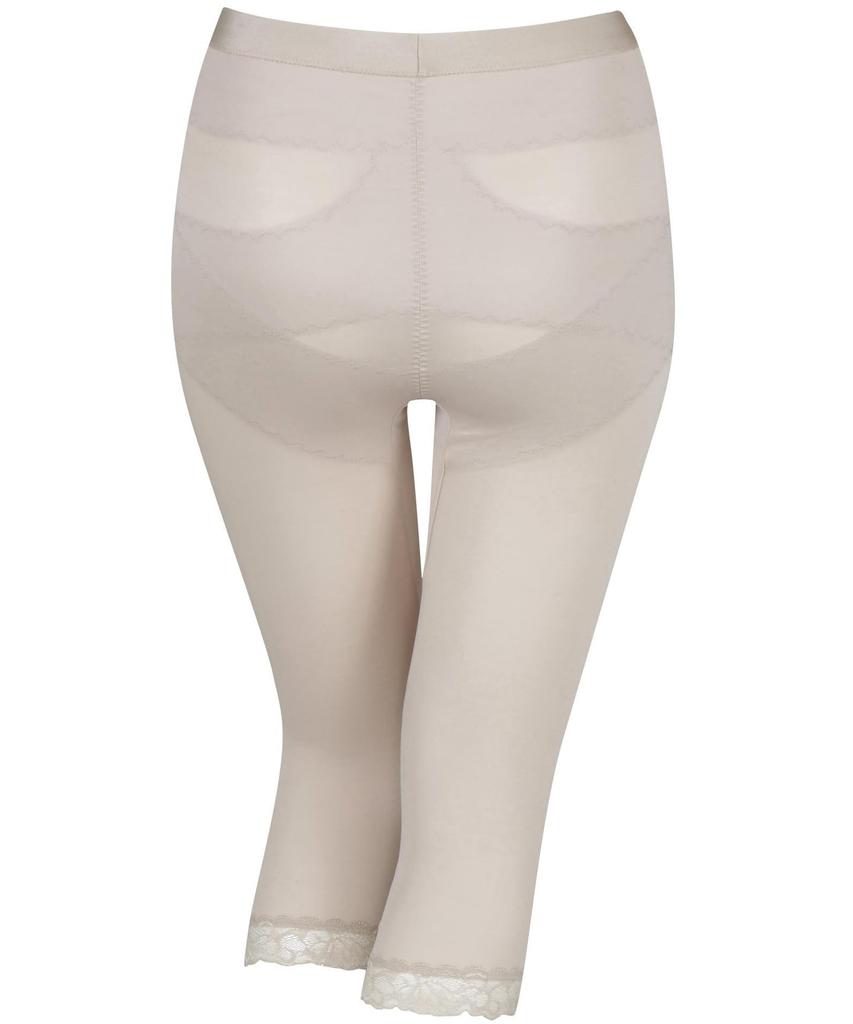 Wacoal GHK500 Lightweight Girdle for Support for Hip and Knee Smooth Leg Cotton Blend Fabric Moderate Tummy BR Women's Moving, Below-the-Knee Joints,