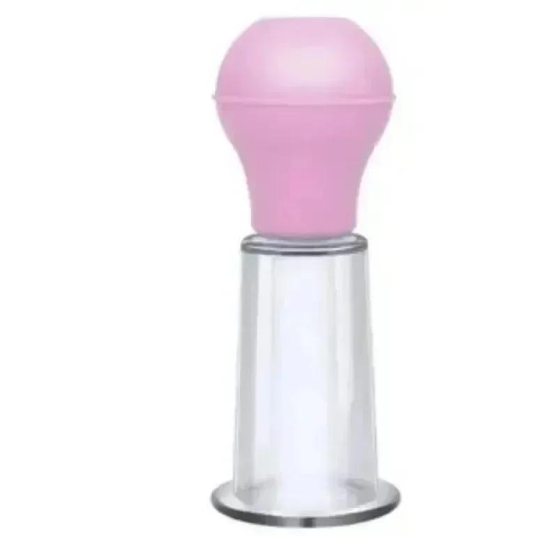 Facial Massage Cups Rubber Vacuum Cupping Skin Lifting Anti Cellulite Massager for Face Pvc Body Cups Skin Scraping Massage Jar
