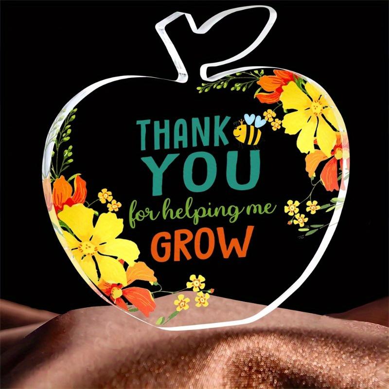 Teacher-Nurse Appreciation Keepsake - Acrylic Paperweight for Graduation & Retirement чистый