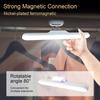LED Night Light Magnet Dorm Cabinet Lights 30cm 1200mAh USB Nightlight Dimmable Table Lamp for Closet Kitchen Wardrobe Cupboard
