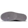 Jordan Air Jordan 1 Slip Resistant Abrasion Resistant Low Top Vintage Basketball Shoes Unisex Black Silver CZ0790-002(Team734-)