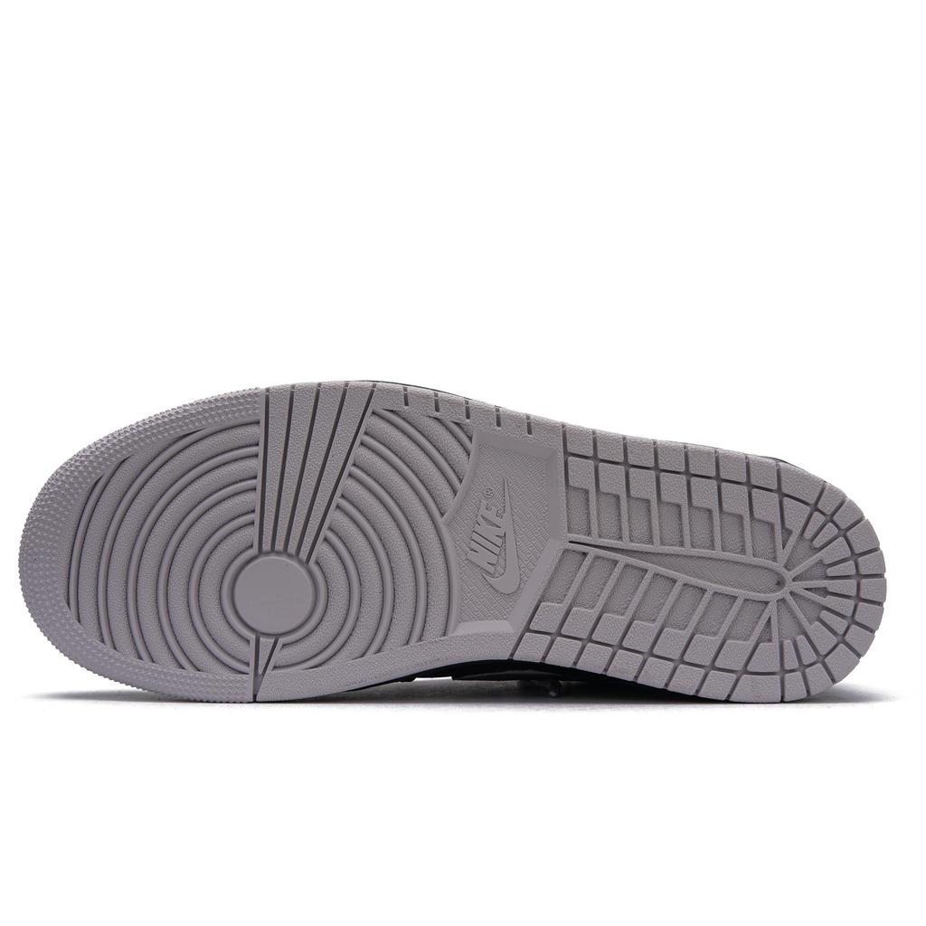Jordan Air Jordan 1 Slip Resistant Abrasion Resistant Low Top Vintage Basketball Shoes Unisex Black Silver CZ0790-002(Team734-)