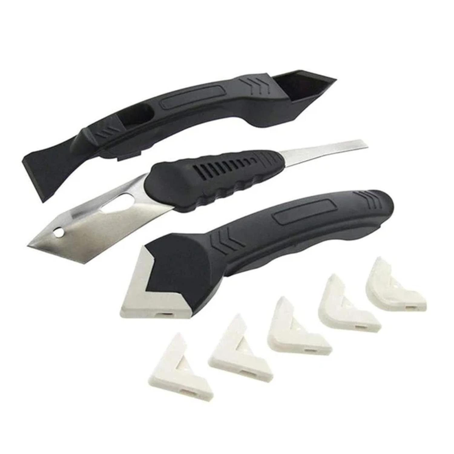 

8 шт./набор 3 в 1 силиконовые инструменты для заделки швов силиконовый шпатель скребок для остатков кухня ванная комната стена пол плитка раковина