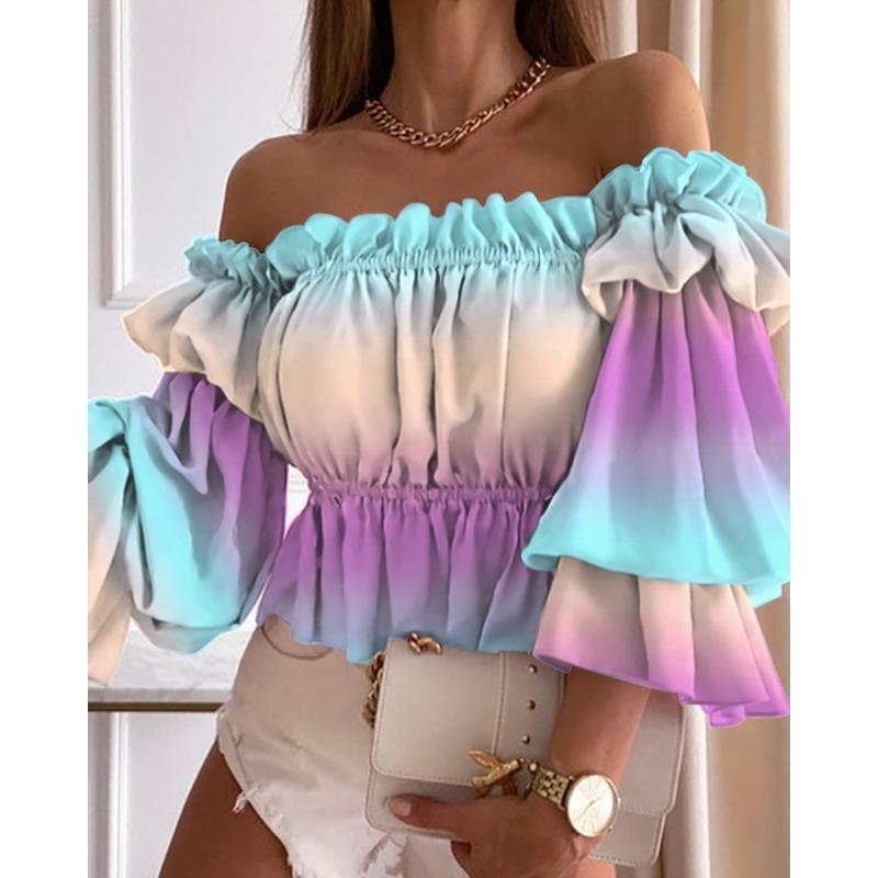 GMXIA Bluse e Camicie Casual da Donna a Maniche Corte
