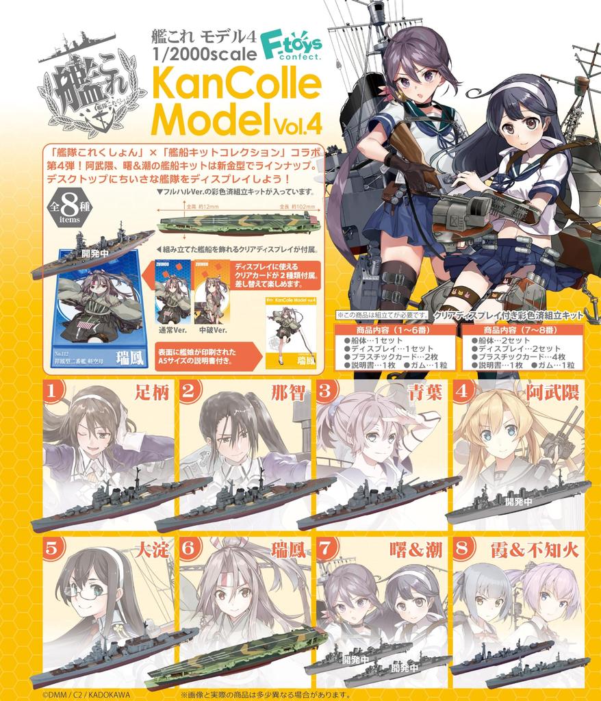 F-toys Confect KanColle Model 4 Gum/Candy Toy