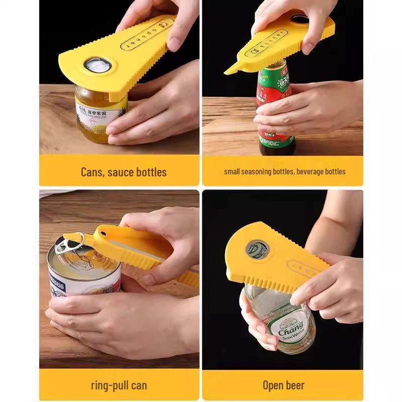 Multifunctional Manual Bottle and Can Opener - Convenient Screw Cap Opener