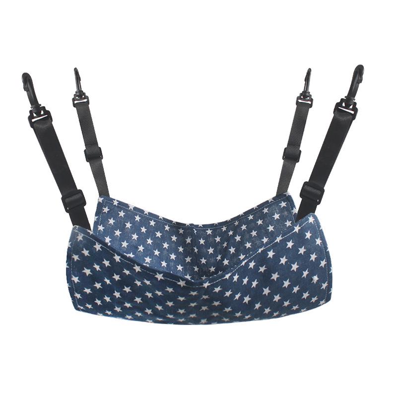 Adjustable Cat Bed Hammock with Breathable Velvet and Hanging Nest Toy