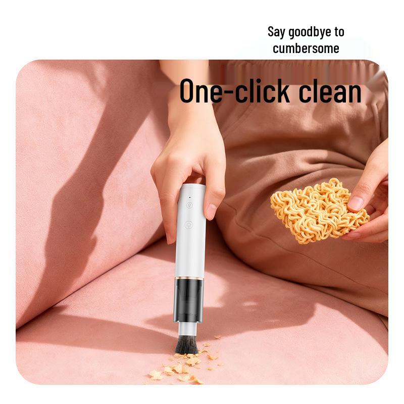 2026 Portable Mini Handheld Vacuum Cleaner - Long-Lasting Wireless Car & Desktop Cleaner