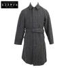 RRL xHarris Tweed [Excellent Condition/Domestically Authorized] Wool Belted Herringbone Balmacaan Coat XS/TP Charcoal grayUsed