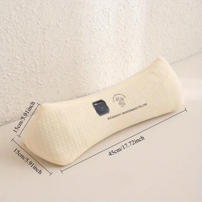 1 triangular neck pillow - long cushion - natural filling - round pillow Round pillow-family holiday gift