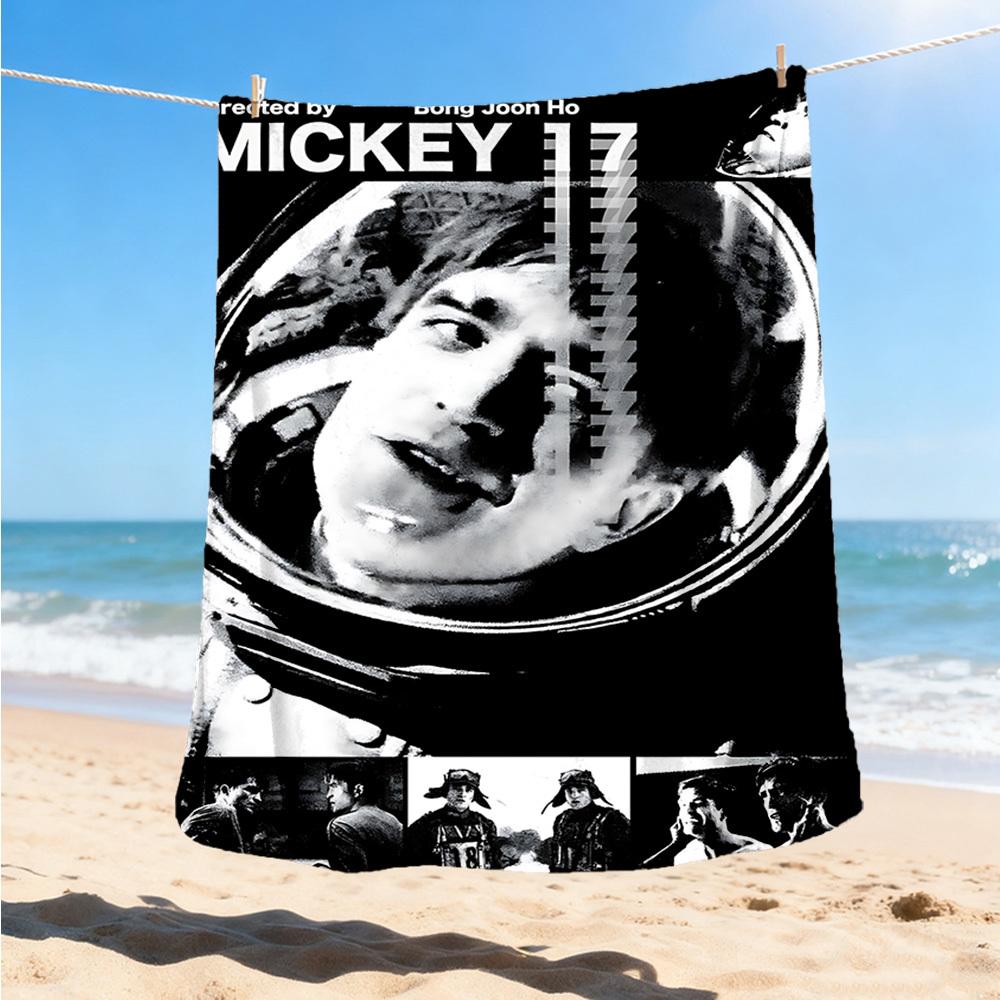 1pc Mickey17 Outdoor Flannel Throw Blanket Soft, Cozy, Warm All Season, Machine Washable, 80x120cm
