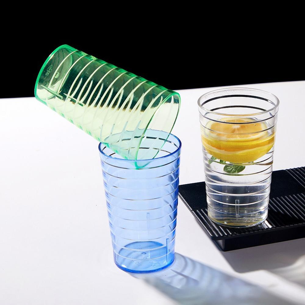250ml Transparent Water Cups Simple Color Household Water Cup Beverage Cup Cold Drink Cup Beer Cup Mouthwash Cup Toothbrush Cup