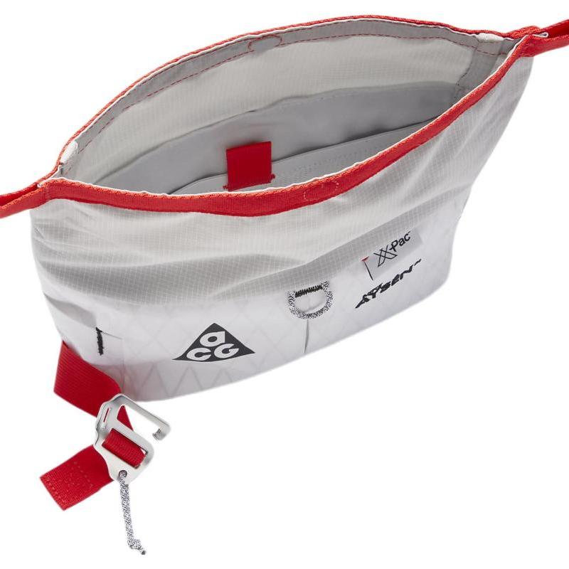 Nike Polyester One Shoulder Crossbody Fanny Pack Unisex White Casual DV4051