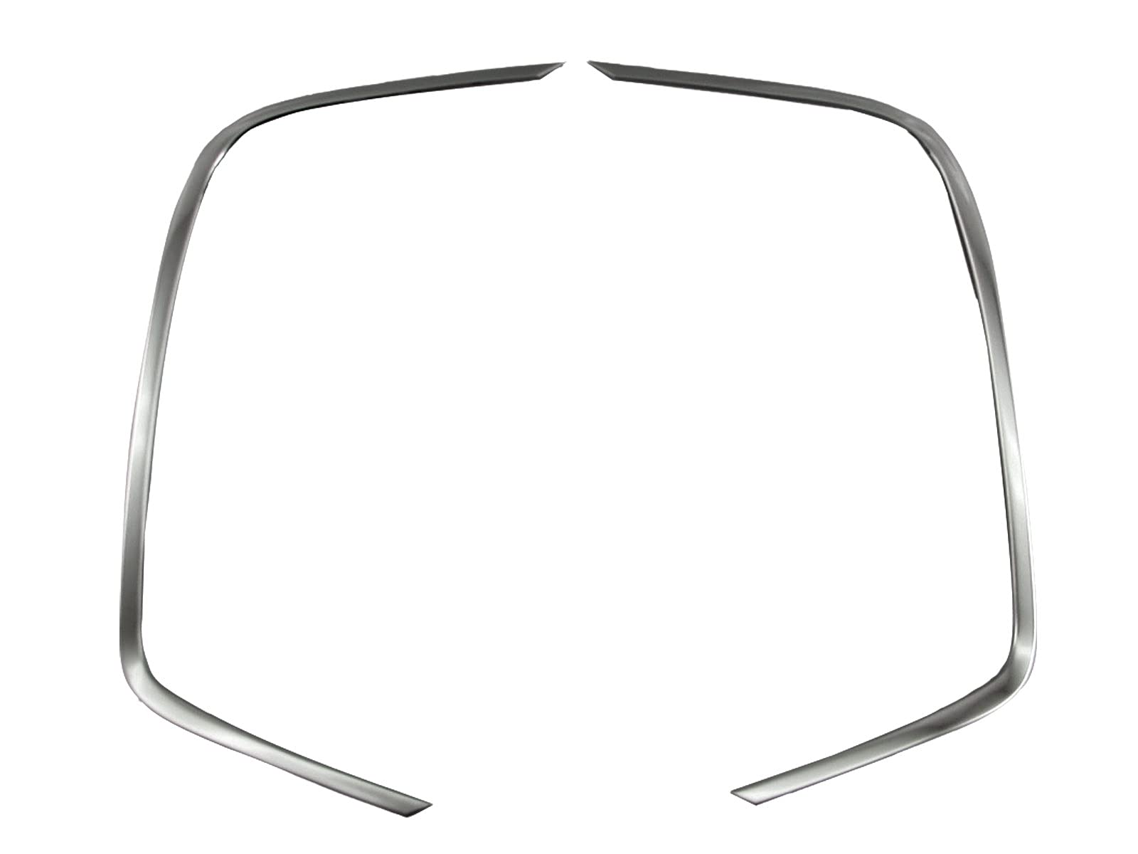 

BRIGHTZ Finish Stainless Steel Plated Fog Light Bezel Moulds for Toyota Yaris Cross Compatible with and XPJ15 Ultra-Mirror (2-Piece Set) (10/15)