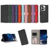 Solid Color Luxury Leather Flip Case For Oppo Realme 14 13 12 10 9 8 7 Pro Plus 12X 11X 9i 12 Lite Magnetic Wallet Cover Funda
