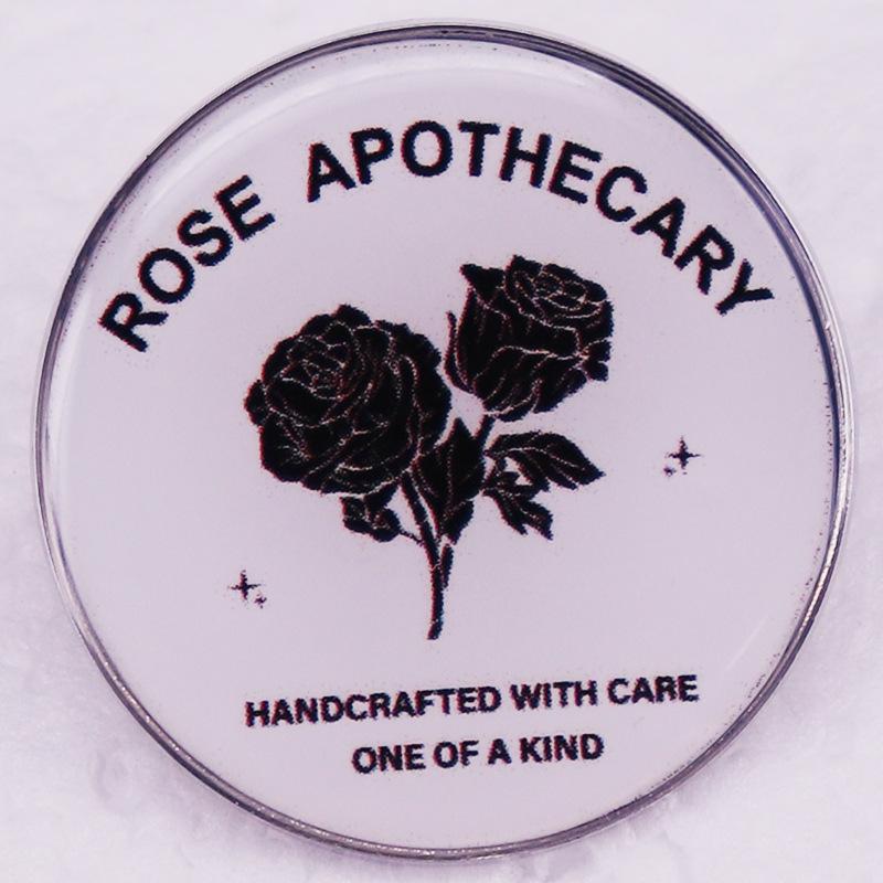 

Exquisite Handmade Rose Brooch Badge