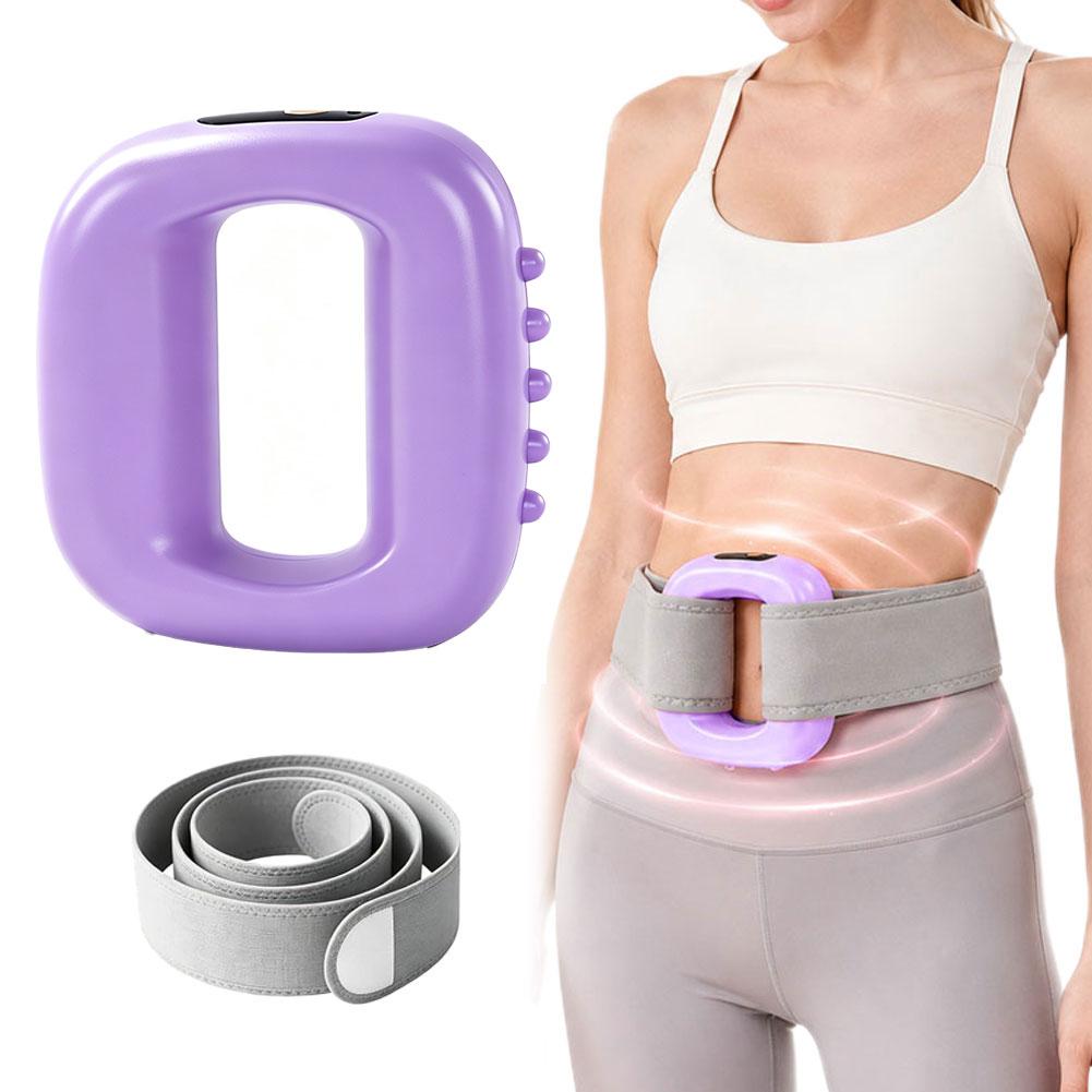 Portable Fascia Ring Massager 5 Intensity Levels USB Rechargeable Slimming Fitness Equipment Muscle Relaxation Vibration Device