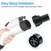 EV Adapter Type1 J1772 To For Tesla EV Charger Adapter Latch For Model 3 /S/Y/X Electric Vehicle Cars Charging Converters