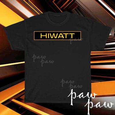 Hiwatt Amplifiers Amps logotyp T-shirt Logotyp Amerikansk T-shirt Rolig Storlek S till 5XL