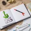 Ohuhu Bloc de Dibujo Mixto 78 200gsm Medio Acrílico y Acuarela Adecuado para Niños y Acuarela de Colores y Regalo de Navidad Bloc de Dibujo,