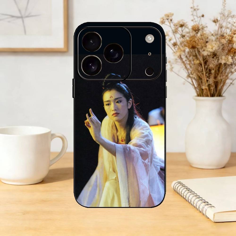 G-Gong Li Phone Case For iPhone 17,16,15,14,13,12,11 Plus,Pro Max,SE4Soft Silicone Black Cover