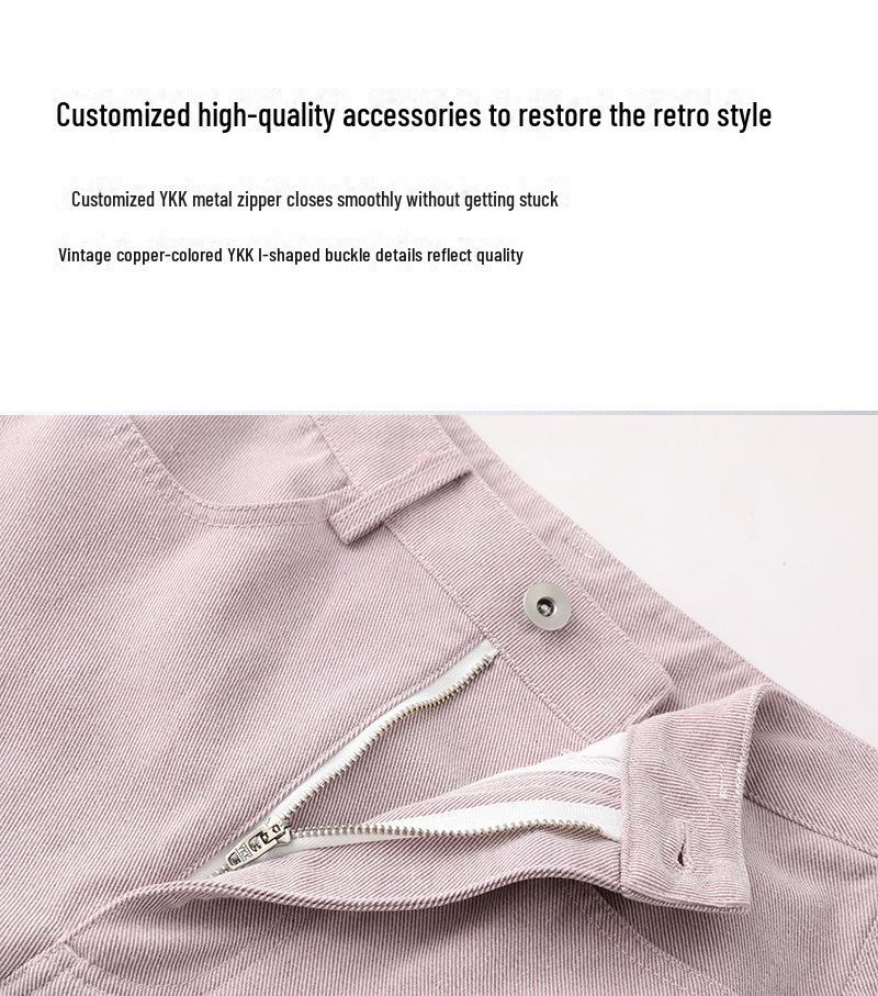 Damskie Proste Jeansy Banana z Wysokim Stanem - Wiosna 2025 Luźne Spodnie Casual z Szerokimi Nogawkami i Zakrzywionym Krojem