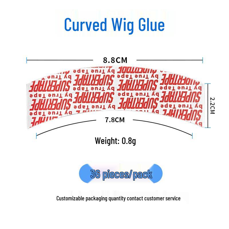 Biological Double-Sided Waterproof Sweatproof Adhesive Wig Tape – High Adhesion, Invisible Hair Extensions Glue.