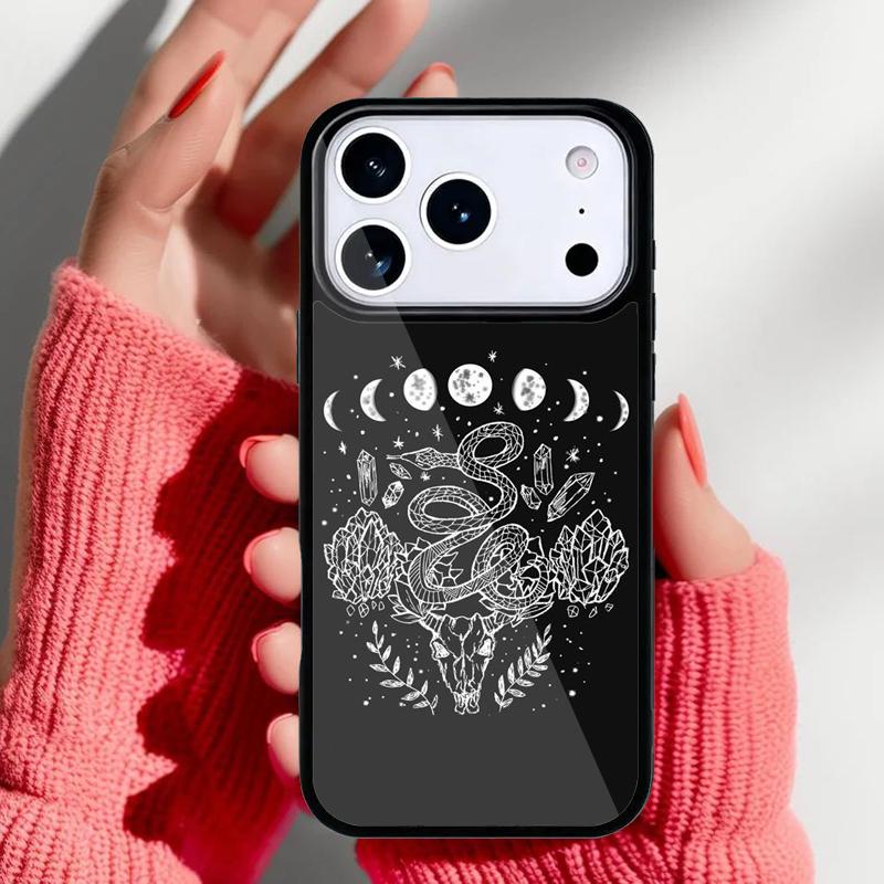 Witch Witches Moon Phone Case for iPhone 17 Air 16e 15 14 13 Pro Max Back Cover for 12 11 Pro Coque