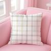 Checkered pattern Cushion Cover Comfortable Reversible Pillow Cover Ideal for Car Sofa Bedroom  Beyond