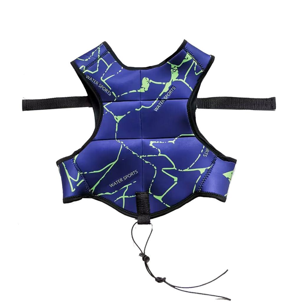 Camo Diving Weight Vest 5MM Lead Shot Belt, Portable Freediving Backpack Adjustable Weight Vest
