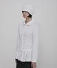 Peulleeoeob Ruffle Shirring Beanie (Fl-740_White)
